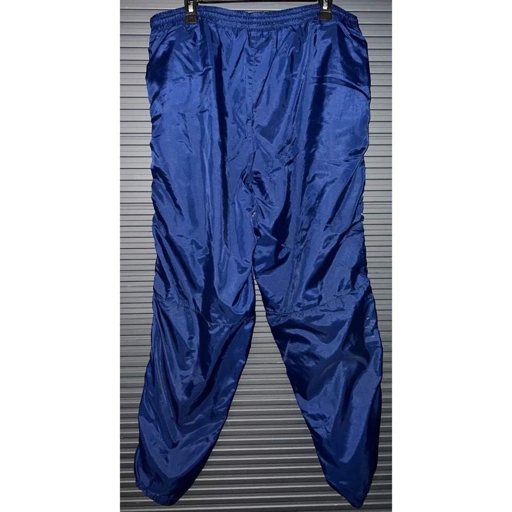 Vintage Adidas Mens‎ Track Pants Team Blue & White Striped Size L